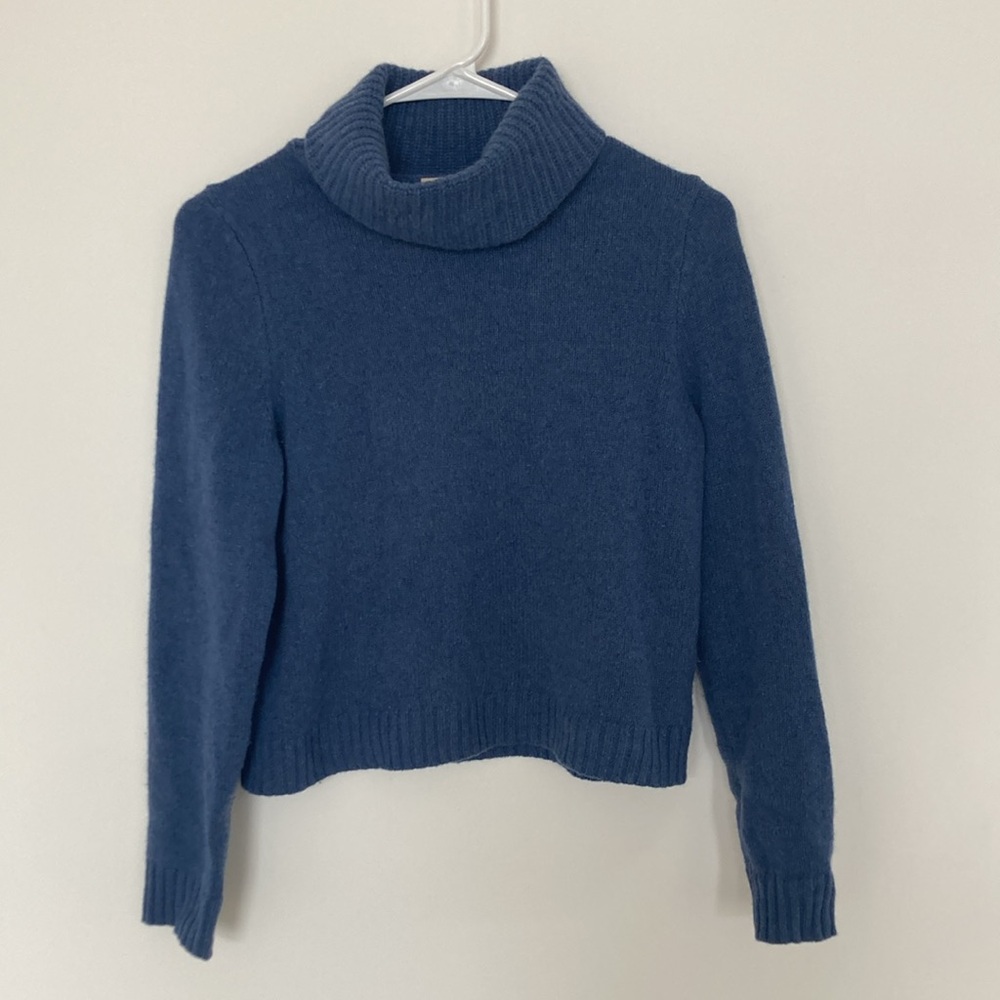 Madewell (Re)sourced Cashmere Crop Turtleneck Sweater